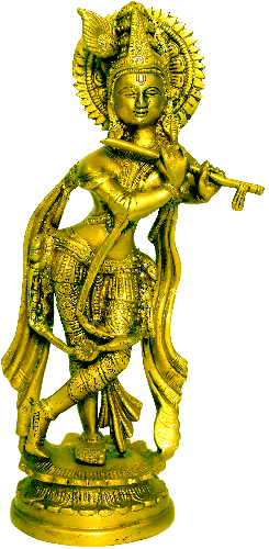 Krishna Brass Figure 11″
