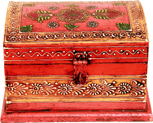 Jaipuri Work Wood Box