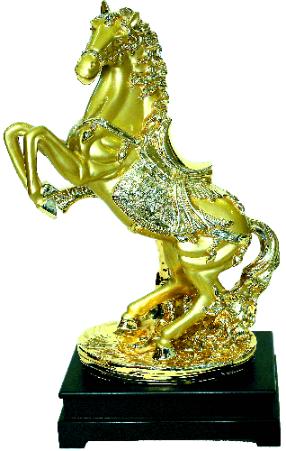 1621-3 Ploy Vision Horse Figure 20″