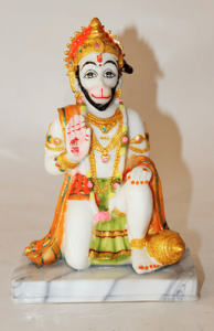 9″ Poly Raisin Hanuman Ji Figure