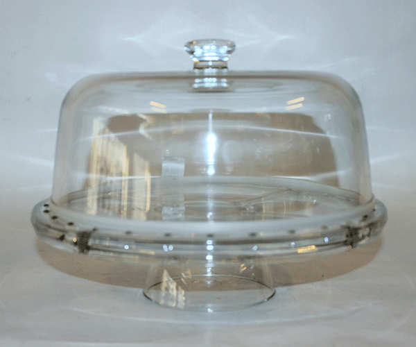 Glass Cake Plate With Stand