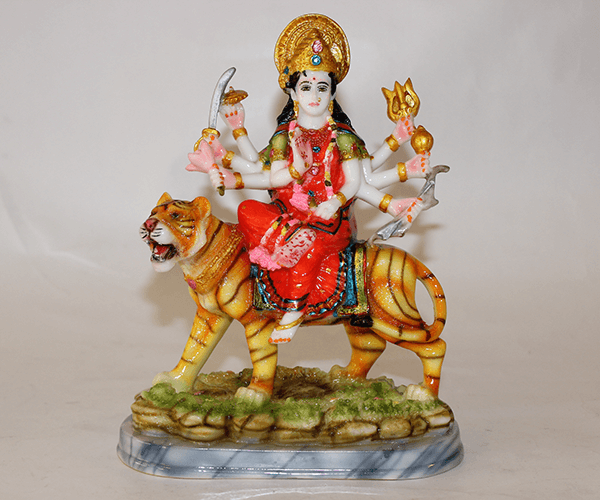 10″ Poly Raisin Durga Ji Figure