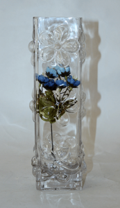 11.5″ Glass Flower Vase